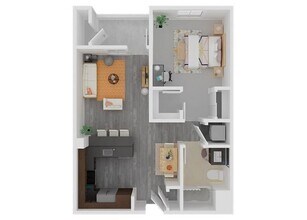 One Bedroom 305 305 floor plan